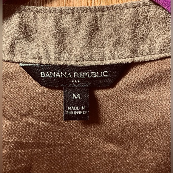 Banana Republic Vegan (Faux) Suede Shirt Dress - Picture 10 of 16